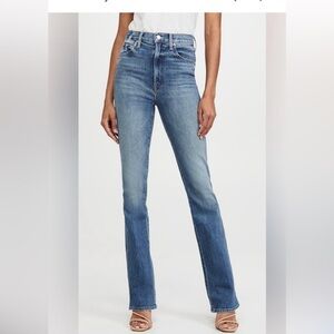 MOTHER Women's High Waisted Smokin’ Double Heel “Beyond the Sky” Jeans